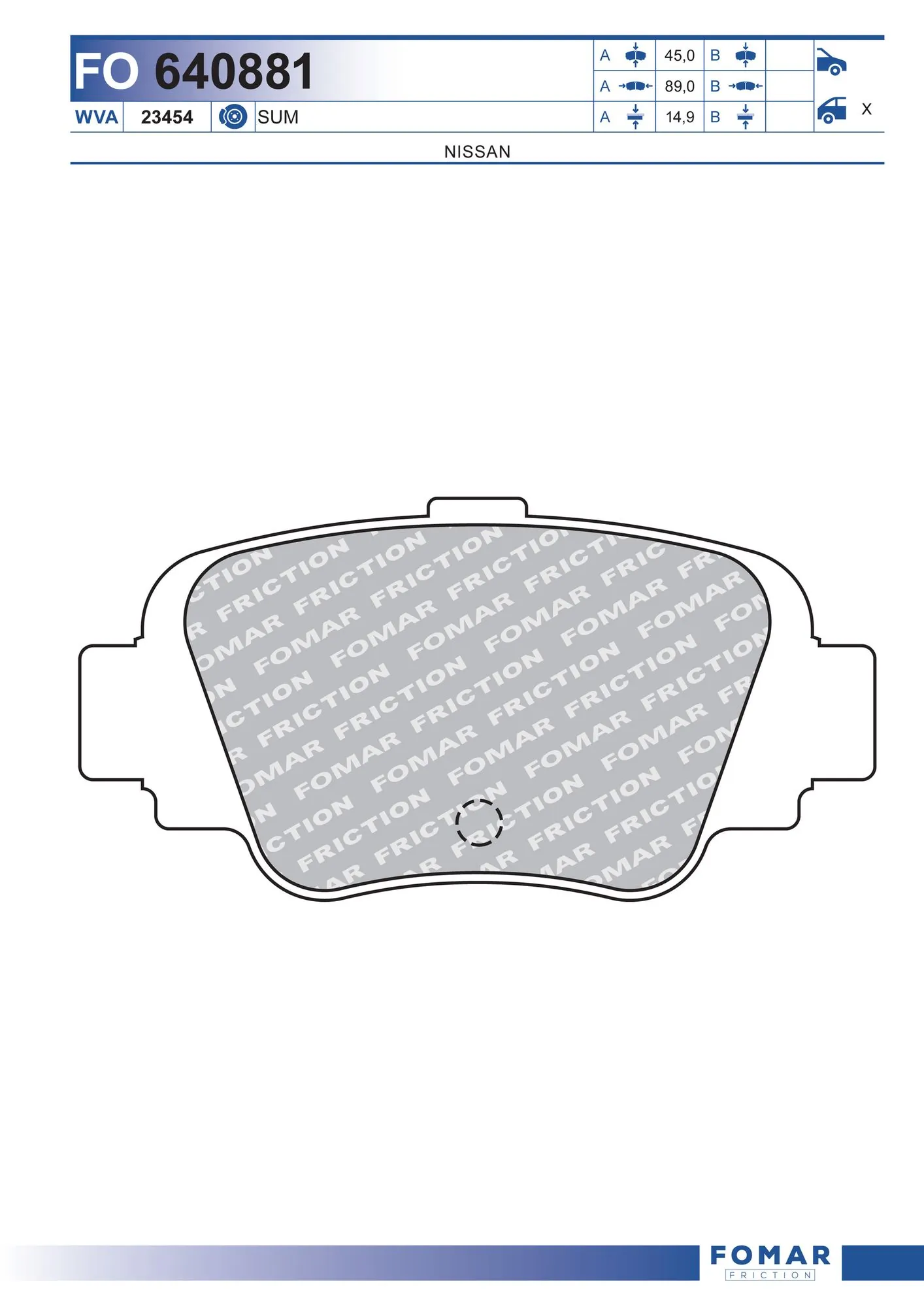 Brake Pad Set, disc brake